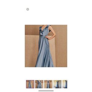 Anthropologie Blue Wedding Dress